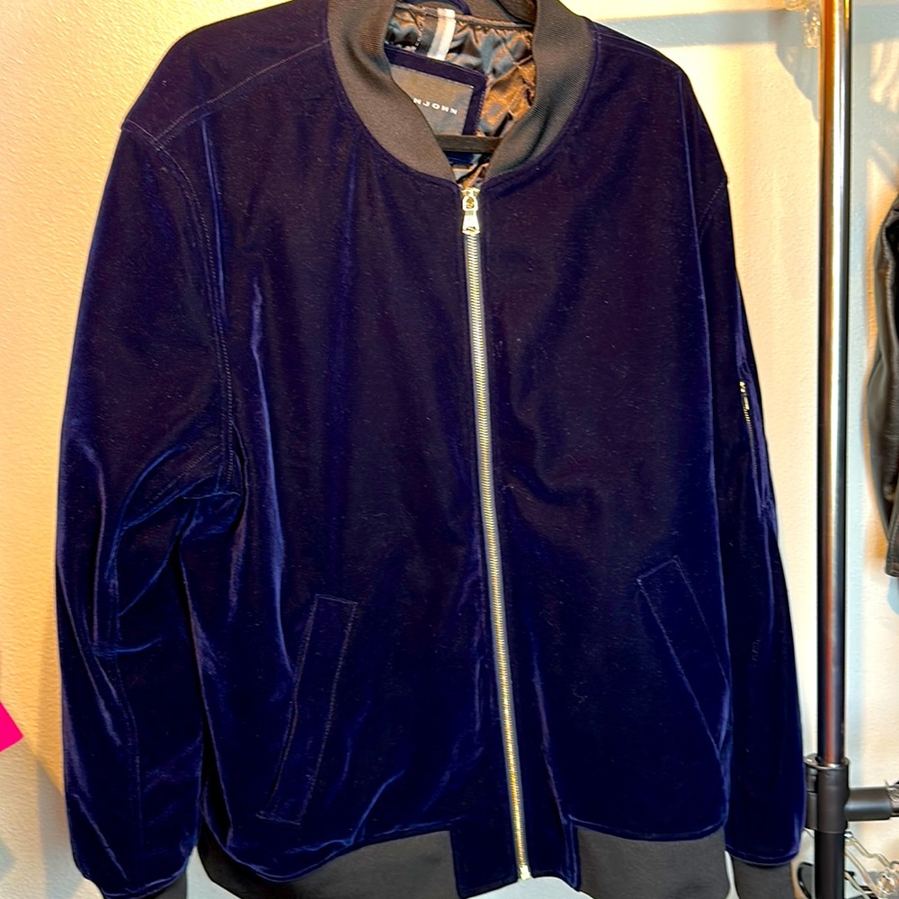 Men’s SeanJohn 2xl velvet bomber jacket